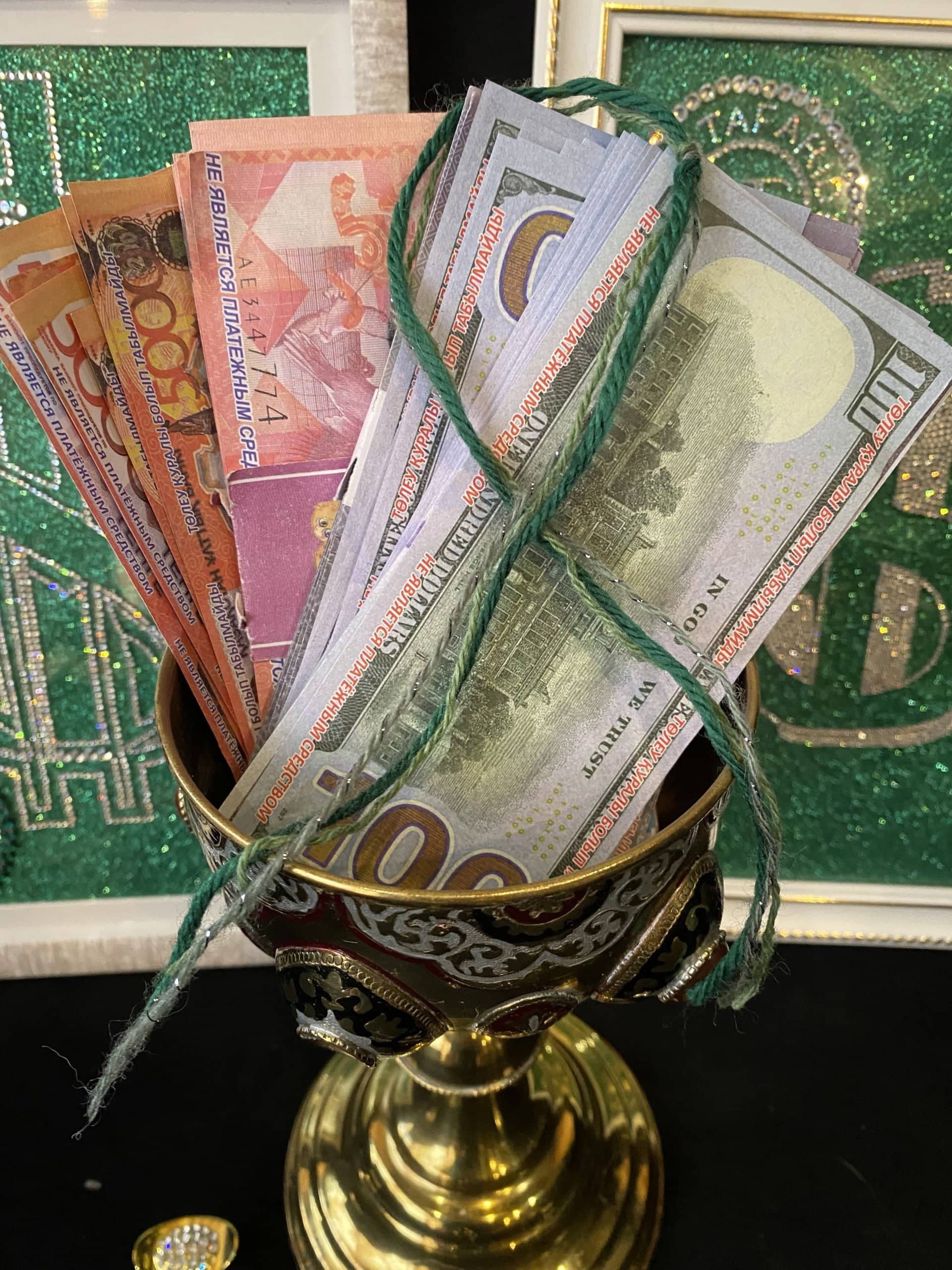 Нить Денежная тройная ХФ - 3